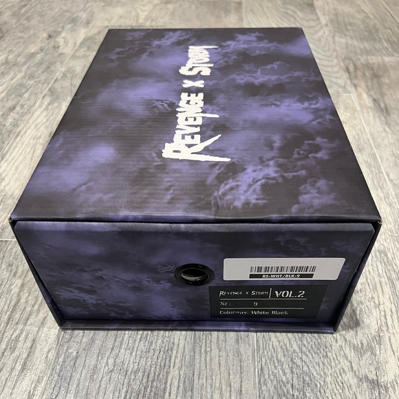 NWT Revenge x Storm Vol. 2 black white high top sneakers - Picture 7 of 8